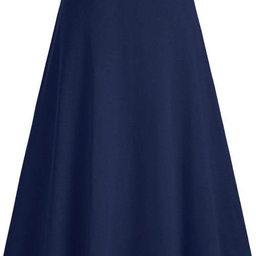 Girls Skirts Kids A-Line Long Skirts Solid Uniform Skirts for Teen Girls