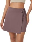 Wrap Skorts for Women Built-in Shorts High Waist Tennis Skirts with Pockets for Casual Athletic G