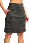 20" G Skorts Skirts for Women with Pockets Knee Length Skort Athletic Modest Long Tennis Skirts for Women