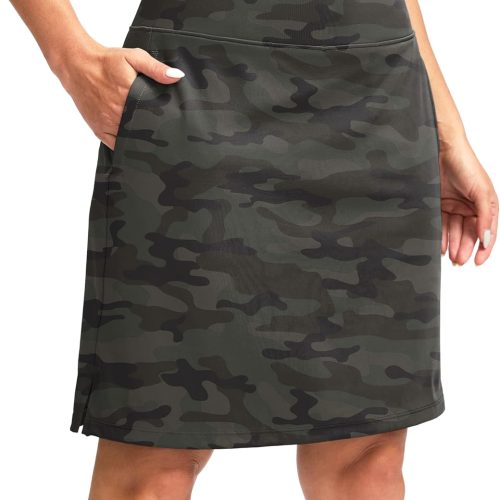 20" G Skorts Skirts for Women with Pockets Knee Length Skort Athletic Modest Long Tennis Skirts for Women