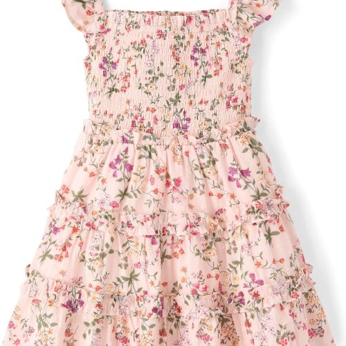 Girls and Toddler Flutter Sleeve Dresses